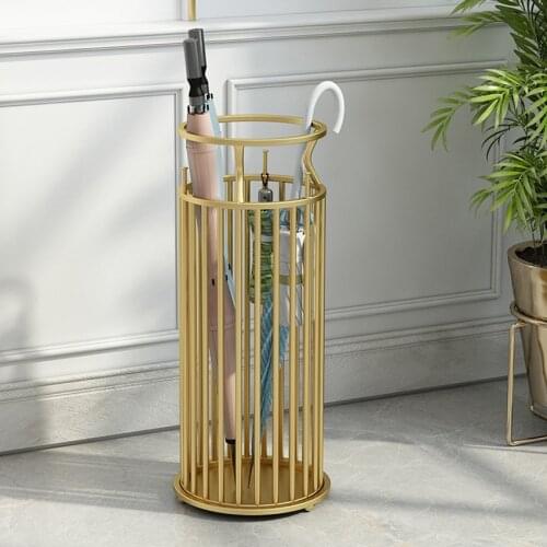 Metal Umbrella Stand Rack Nordic Style Iron Umbrella Holder Stand Rack Storage Organizer Shelf Bucket for Long Short Umbrella