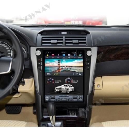 For Toyota Camry 2012-2014 2015-2017 ZWNAV 12.1" Android 9.0 Car Radio Multimedia GPS Navigation HIFI 4G+64G Stereo Auto Audio