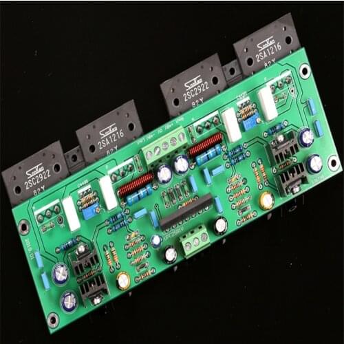 UPC2581V pushes SANKEN C2922/A1216 150w*2 power amplifier board
