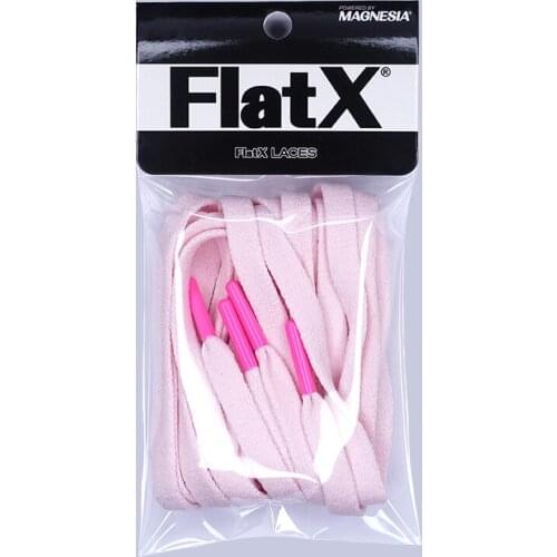FlatX 8mm Goddess Pink/ Hot Pink Color Metal Tips Shoelaces High Quality Professional Sneaker Laces Shoelace Lacet