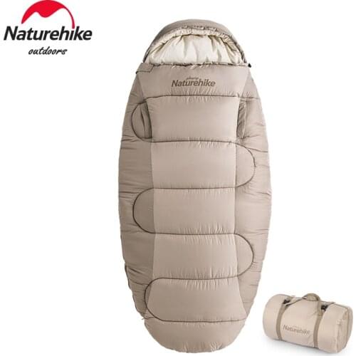 Naturehike Ourdoor Portable Ultralight Adult Cotton Sleeping Bag Pancake Washable Camping Lazy Bag