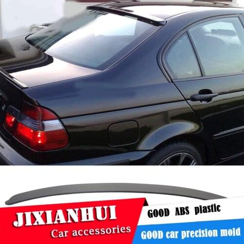 For E46 Roof Spoiler 98-06 BMW E46 3 Series 318 320 323 325 328 Roof Spoiler ABS plastic Car Rear Wing Color Rear Spoiler