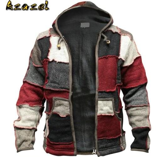 Hooded Sweatshirt and Hoodies For Men 4XL Winter Warm Velvet Cardigan Sweater Coats European Style Men Clothes Streetwear 4XL