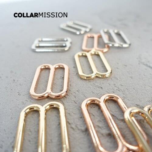 100pcs/lot DIY dog collar For 25mm Webbing plated metal adjustable buckles straps bags belts DIY accessory slider 3 colours