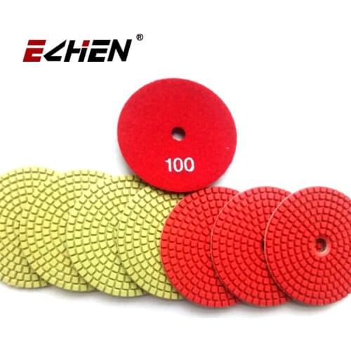 14pcs Diamond wet polishing pad,Granite Floor Polishing Diamond Wet Pad Grinding Polishing Tools Polisher Grinder