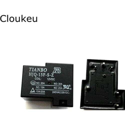 50Pcs Relay DIP6 HJQ-15F-S-Z- 12VDC 24VDC 12V 24V 20A