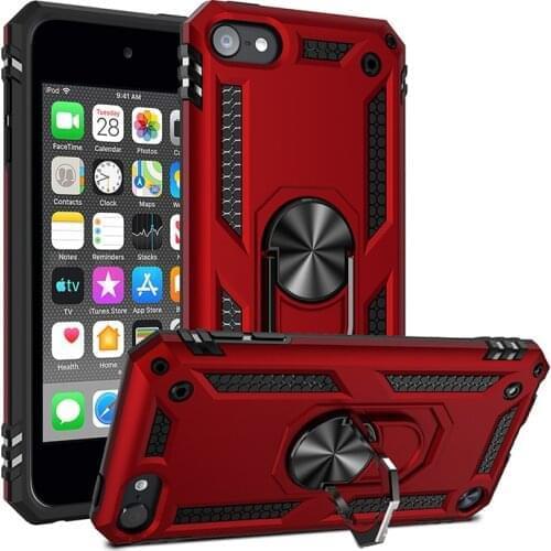 For Apple iPod Touch 7/Touch 6 5th Generation Case,Military Grade 15ft. Drop Tested Protective Kickstand Magnetic Car Mount Case