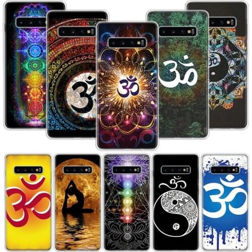 Aum Om Yoga Case for Samsung Galaxy S20 Ultra Note 10 9 8 S10E S9 S8 J4 J6 J8 Plus + Pro S7 S6 Soft Phone Coque