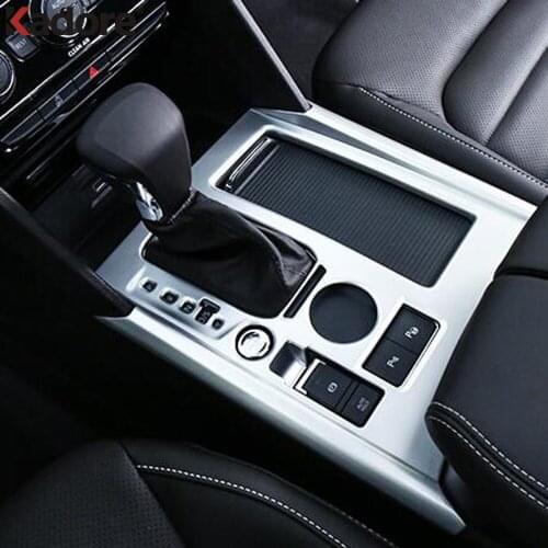 For Volkswagen For VW Teramont Atlas 2017 2018 2019 2020 Carbon Fiber Car Interior Gear Shift Panel Cover Trim Accessories LHD