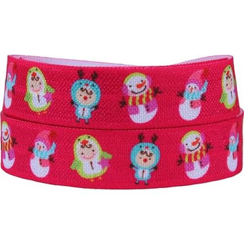 FLRA FOE DIY Christmas fold over elastic baby headband