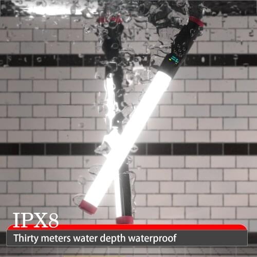 ST-12 RGB LED Tube Light with Tripod 3000-6500K Handheld Colorful Photography Light Wireless Control LED Video Light