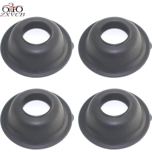 4 pcs for Seca Turbo 650 XJ650L 1982-1983 XJ650LK XJ650LJ XJ650 XJ 650 L Motorcycle carburetor repair kit plunger diaphragm
