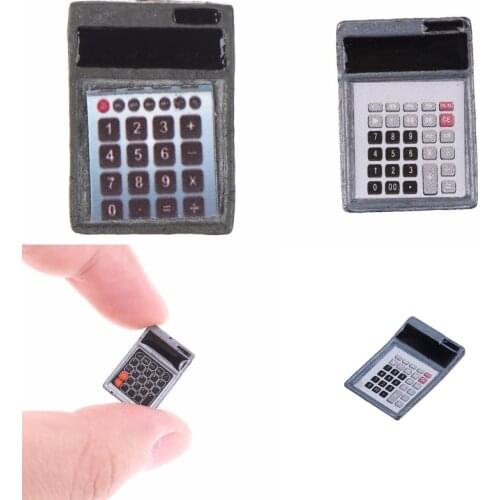 Dollhouse Miniature Mini Calculator Model Doll Accessories Toy For 1:6 1:12 New Collectible Gift
