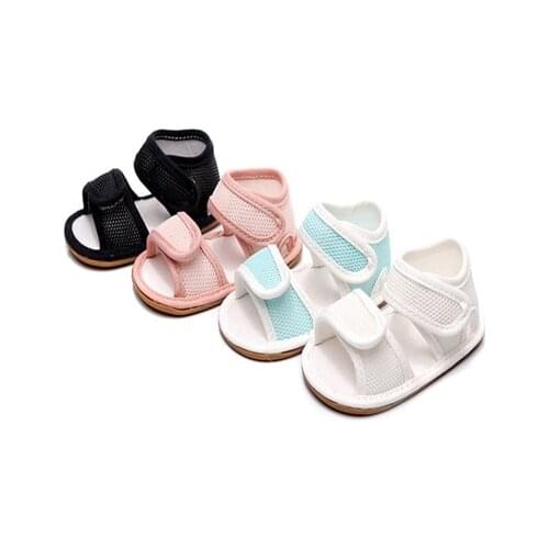 Summer Childrens Air Mesh Cloth Shoes Kids Single-layer Shoes Baby Soft-bottom Hollow Cloth Sandals Breathable Hot Flats Shoes