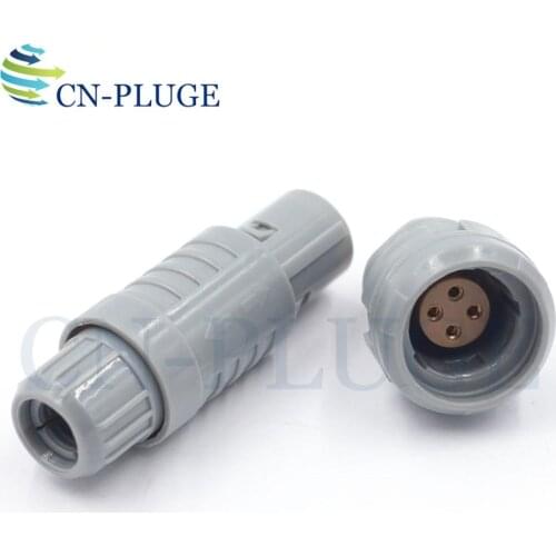 M17 CAB/CLB 4 pin Wire Connector Plastic Medical Electronic Circular Socket Connector Plug & Socket