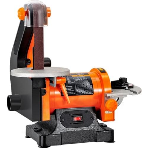 Woodworking Multi-Function 1x5 Abrasive Disc Sanding Belt Machine, Double Table Grinding And Rust Removal Polishing Machine