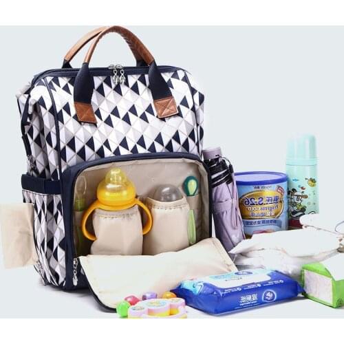 Fashion Diaper Bag Mummy Bag Multi-function Large Capacity Shoulders Mother-to-child Bag Mother Out Package