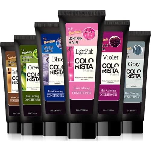 200ml 6 Style Hair Coloring Tools Conditioner Long Lasting Improve Frizz Color Locking Repair Gel Set