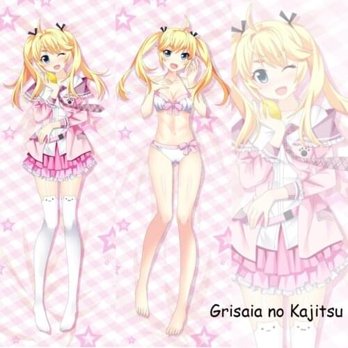 Hentai Sexy Japanese Anime Pillowcase Grisaia no Kajitsu Michiru Cute decorative Hugging Body Pillow Case