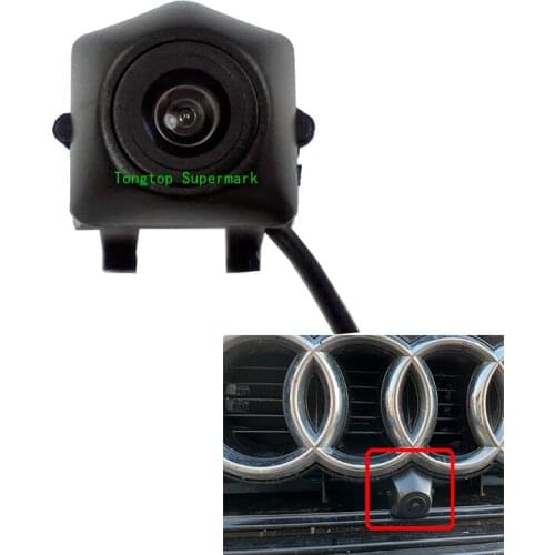 Night Vision 520L CCD Vehicle Logo Front View Grid Camera for Audi A4L 2013 Logo Positive Image Camera