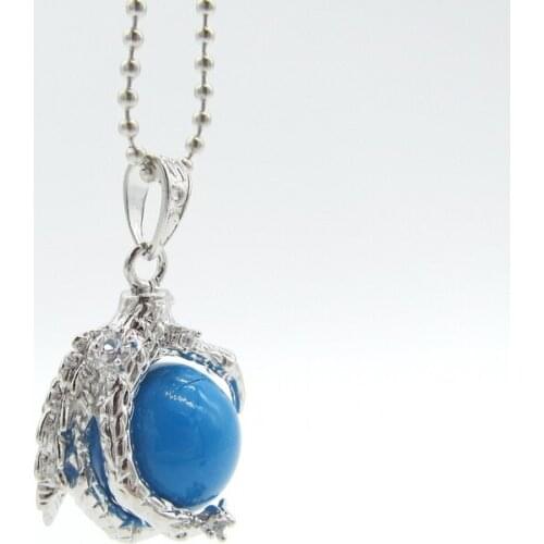 2017 New Design Sharp Eagle Grasp Holding 16mm Jingle Ball 90mm Long Pendant DIY Necklace For Prengnancy Women New Baby