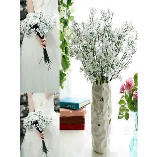 New Fashion Gypsophila Babys Breath Artificial Fake Silk Flowers Plant Home Wedding Decoration Party Free shipping 500pcs/lot