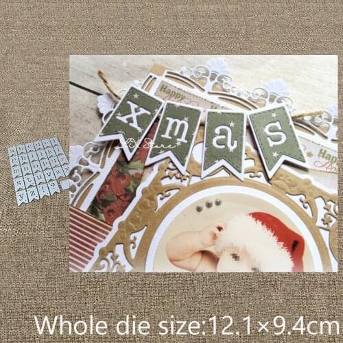 New Design Craft Metal die cuts Cutting Die 29pcs letter symbol banner scrapbooking Album Paper Card Craft Embossing die cuts