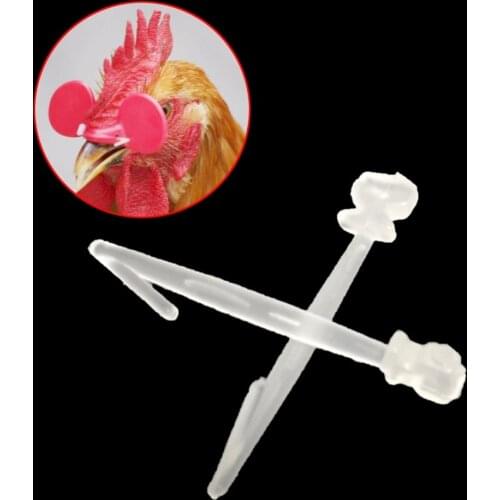 Chicken glasses Embolus 2.9cm Chicken anti-pecking tool Poultry goggles Prevent fights glasses Chicken Equipment