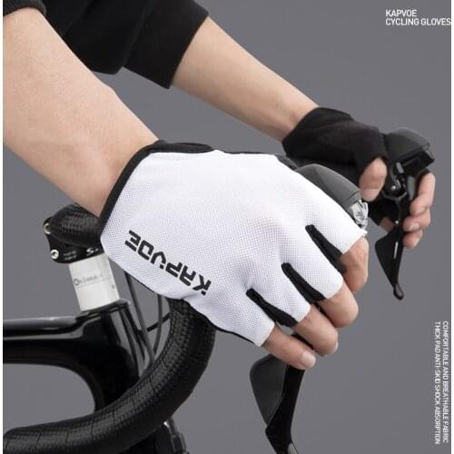 Kapvoe Half Finger Gloves Breathable Gloves Anti-Slip for Bike Bicycle Sport Gloves Cycling Fingerless Gloves Cycling Equipment