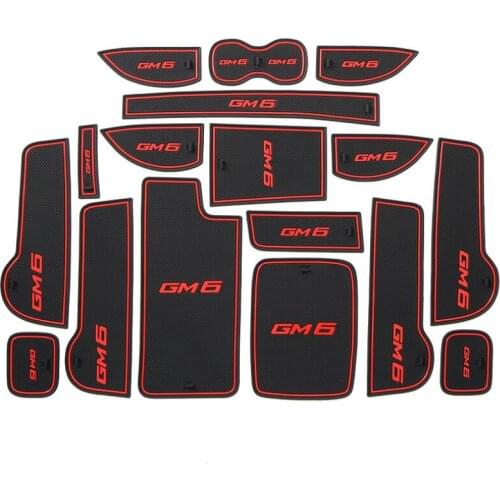 Car Gate Slot Pad Cup Armrest Storage Pad Anti-Slip Mat For Trumpchi GM6