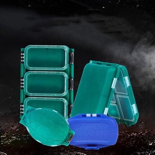 Fishing Storage Box Portable 10 Grid Fishing Gear Box Bait Hook Storage Small Box Hook Box Multifunctional