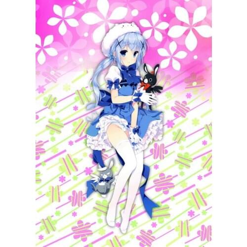 Anime 3D Bedding Bed Sheet Bedsheet Quilt 150*200cm Animation Blanket Gochuumon wa Usagi Desuka