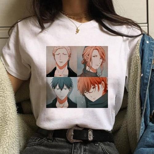Given T Shirt Women Anime Sleeve Yaoi Bl Given Given Yaoi Japanese Manga T-shirt Cartoon Graphic Tees Summer Tops Male Harajuku