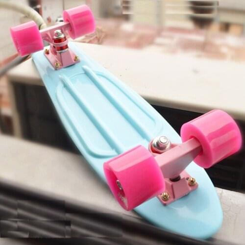 22" Skateboard Penny Board Pastel Skate Board Retro Cruiser Board Longboard Scooter Comptele Mint Plastic Ready to Skate