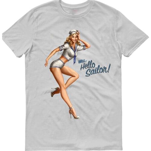 On Sale New Fashion Summer PIN UP SAILOR, MOVIE,100% COTTON,MENS T-SHIRT.,E0601 T-Shirt