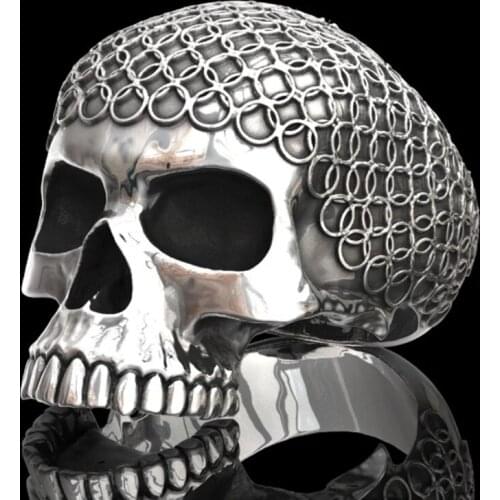 Vintage Men Rings Skull Hip Hop Punk Rock Rings Alloy Knuckle Ring For Men Party Gift Fashion Jewelry