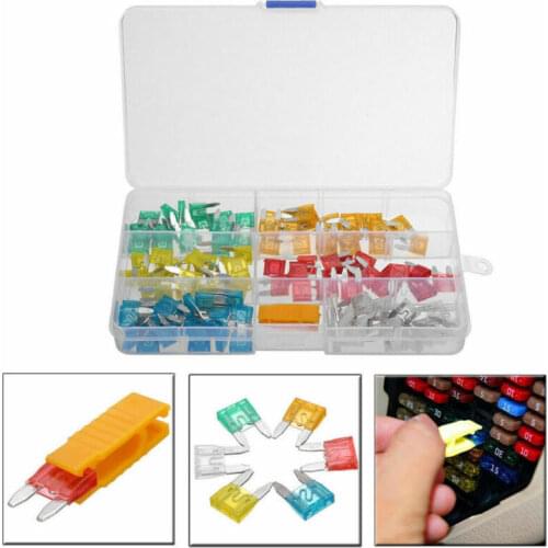 120 pcs Low Profile Mini Size Blade Fuse Assortment Set Auto Car Truck Fuses