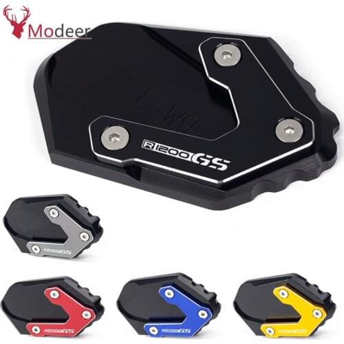 R 1200GS 1250GSA Motorcycle Accessories CNC Kickstand Side Stand Pad For BMW R1200GS LC/ADV. R1250GS/ADVENTURE/HP low suspension