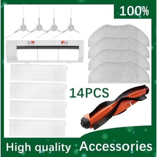 For Xiaomi G1 Vacuum cleaner accessories,floor mopping robot Mop Cloth,Roll brush,Hepa filter spare,parts Side brush Filter kits