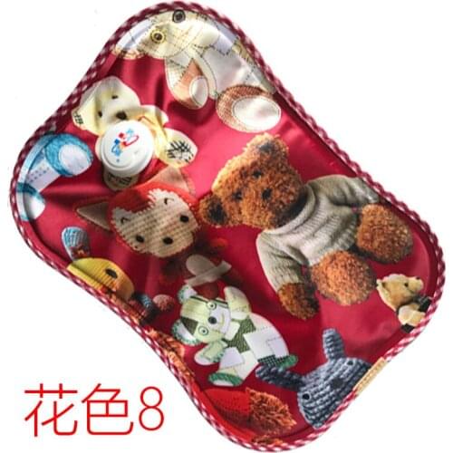 Free shipping Cartoon pattern hand warming Charging Electric hot water bag large pillow shape hot water bag