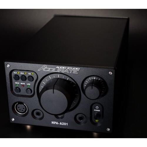 HPA-A281 Hi-end Balanced headphone earphone Amplifier AMP Digital XLR/RCA Stereo Copy/Referential Violectric HPA V281 PREAMP