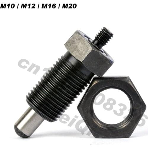 Indexing plungers ,spring plungers , knobless,return type ,all carbon steel,black body,fine thread M8M10M12M16