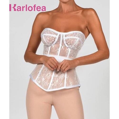 Женские прозрачные майки Karlofea China At AliExpress