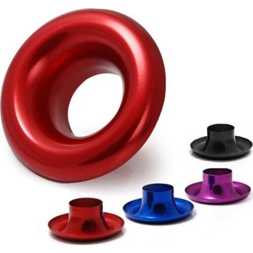 Red Aluminum 3'' Car Air Horn Turbo Intake Replacement Cold Air Compressor Intake Velocity Stock Adapter Turbo Horn Kit Auto