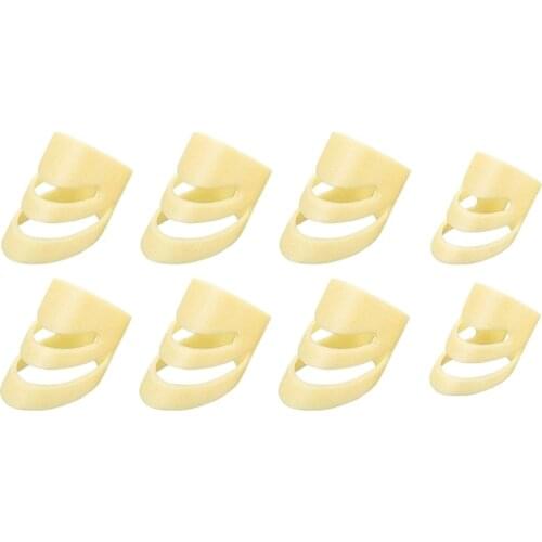 8pcs Alaska Guitar Picks Adjustable Finger Picks Medium and Large Alaska Picks E56D