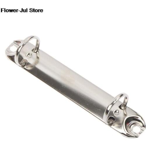 2 Rings Metal Binders Gold Sliver File Folder Spiral Binding Clips For Scrapbook Album 2-Hole Notebook Binder Office Supplies 1x