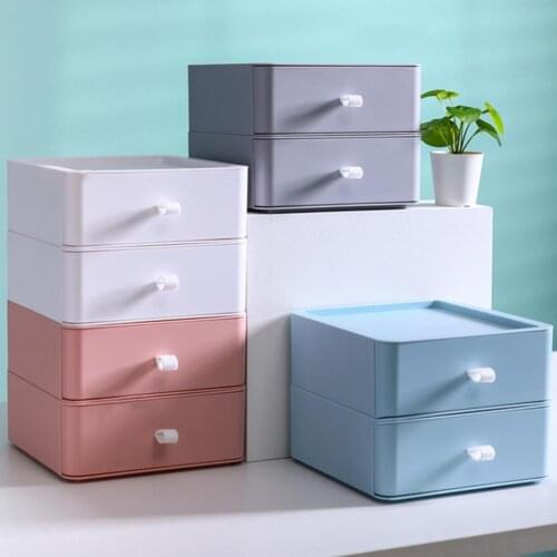 60% Dropshipping!!Storage Box Multifunction Large Capacity Plastic Cosmetic Storage Drawer Supplies for Home