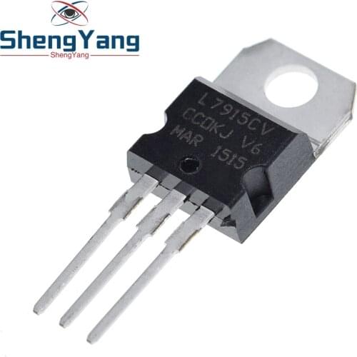 10PCS L7915CV TO220 L7915 TO-220 7915 LM7915 MC7915 7915CV new and original IC