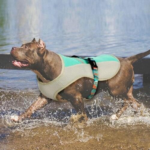 Dog Cooling Vest Harness Outdoor Puppy Cooler Vest Reflective Safety Sun-Proof Pet Hunting Coat S-XL