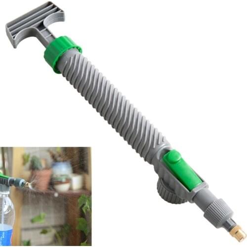 Adjustable Nozzle High Pressure Air Pump Manual Sprayer Drink Bottle Spray Gun Head Garden Watering Sprayers Irrigation Tool